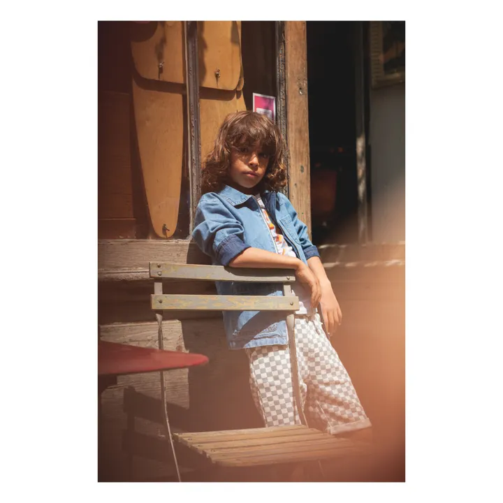 Louis Louise Short Brooklyn Damier | Bleu ciel