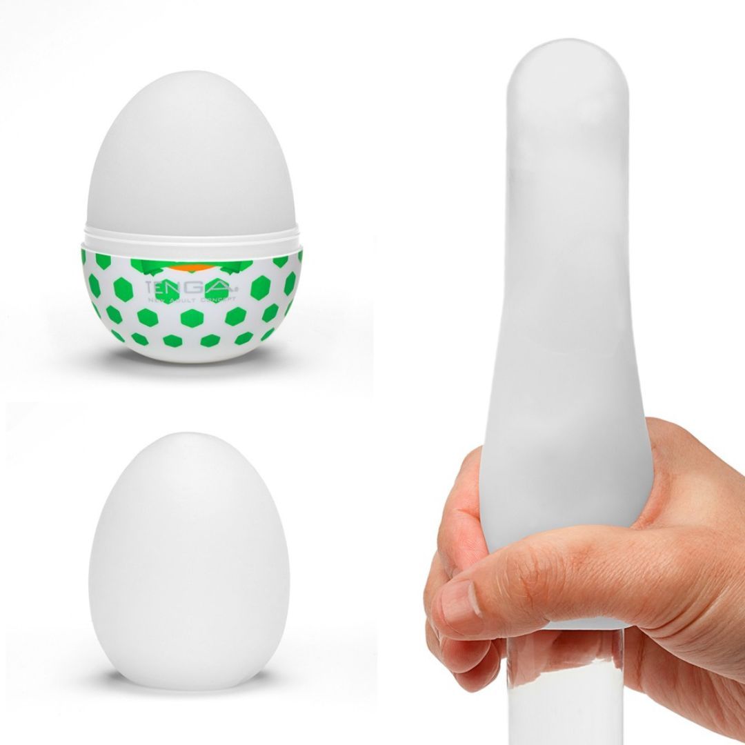 Tenga-Ei Masturbator „Egg Stud“ mit Noppen-Struktur