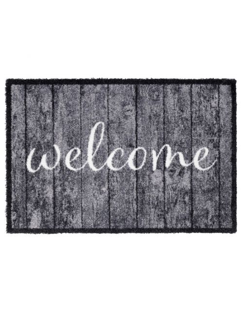 Hamat Deurmat Lima Welcome - Deurmat - 50x75 cm Grijs