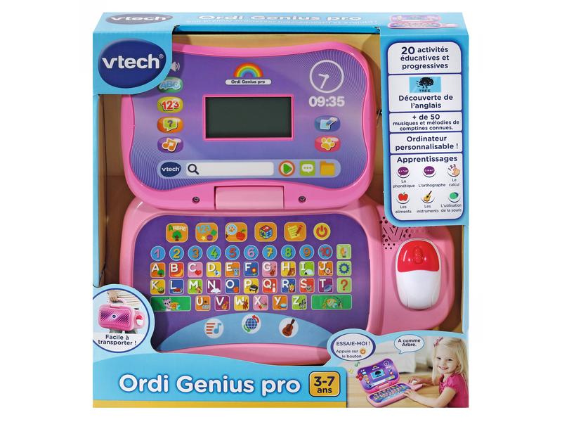 Vtech Ordi Genius pro rose -FR- Rosa Lerncomputer