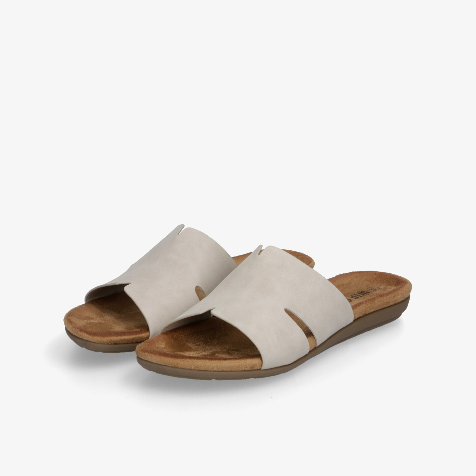 street shoes Damen Pantoletten beige