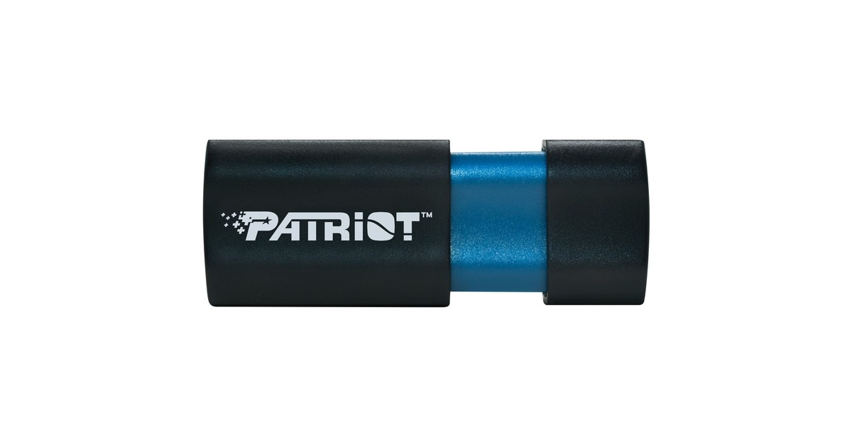 PatriotSupersonic Rage Lite 128 GB usb-stick  (Zwart/blauw, USB-A 3.2 Gen 1)