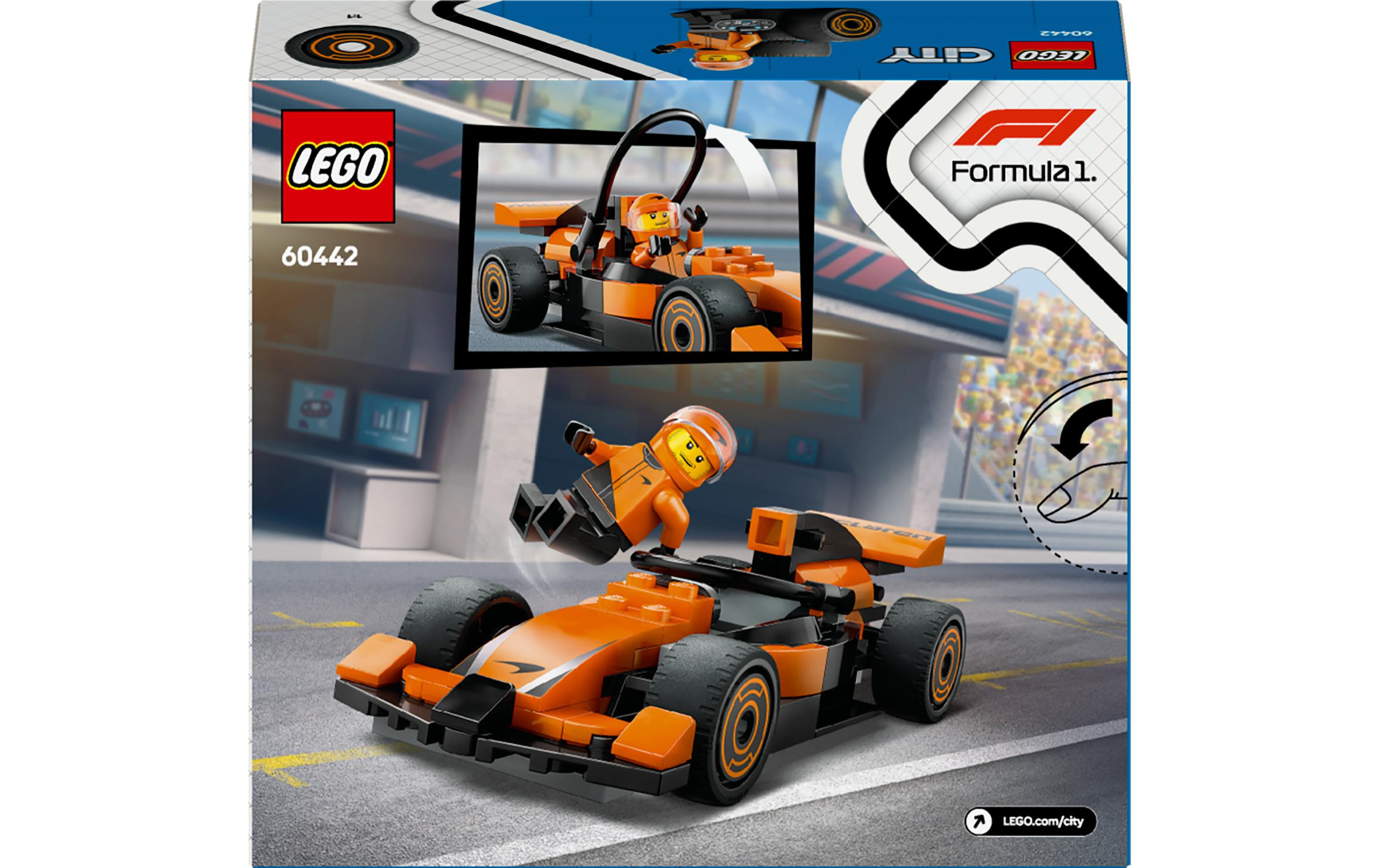 City Project Alicia 60442Konstruktions-Spielset mit F1 McLaren Spielzeug-Rennauto