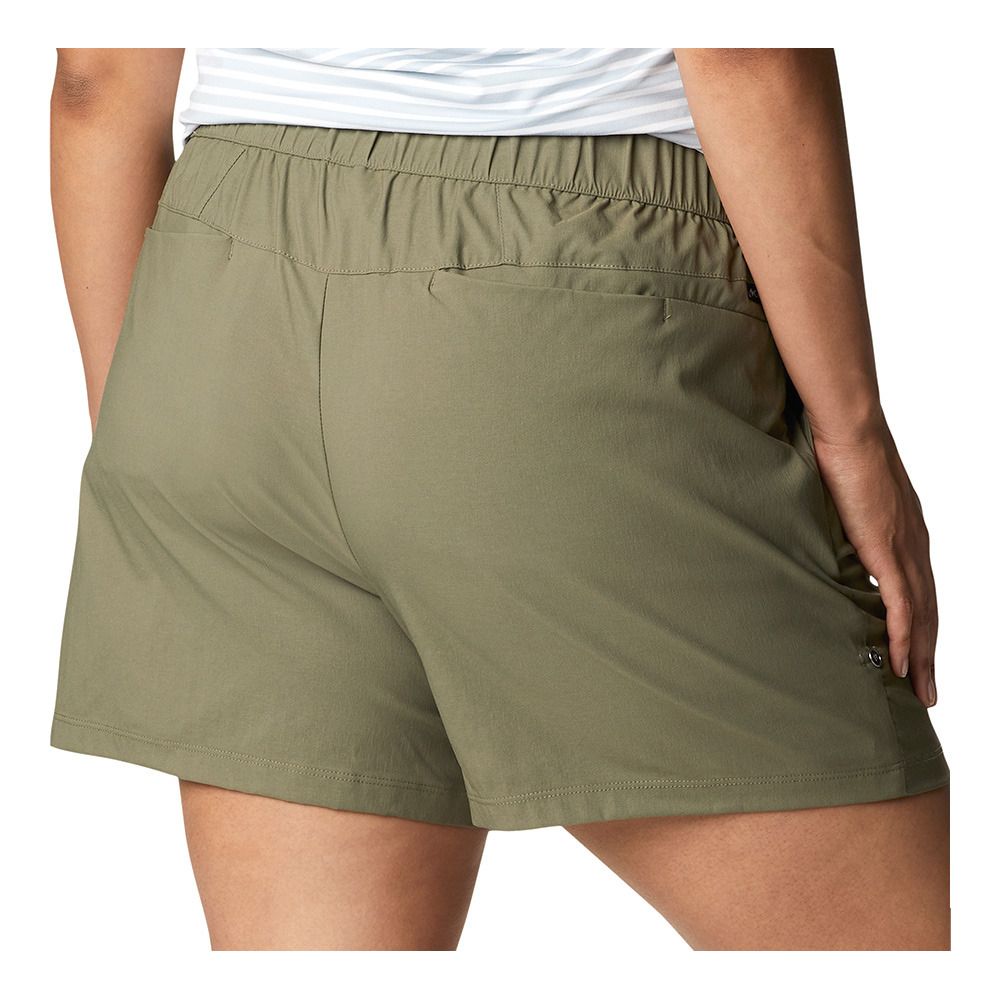 Columbia FIRWOOD CAMP II - Short Femme stone green