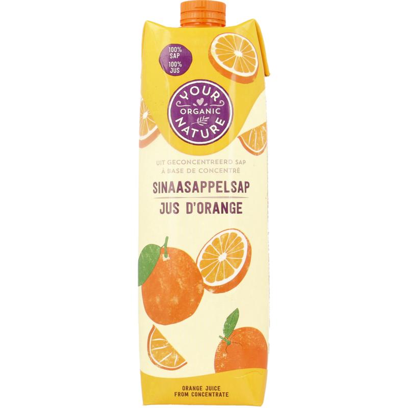 Your Organic Nature Sinaasappelsap bio (1000 ml)