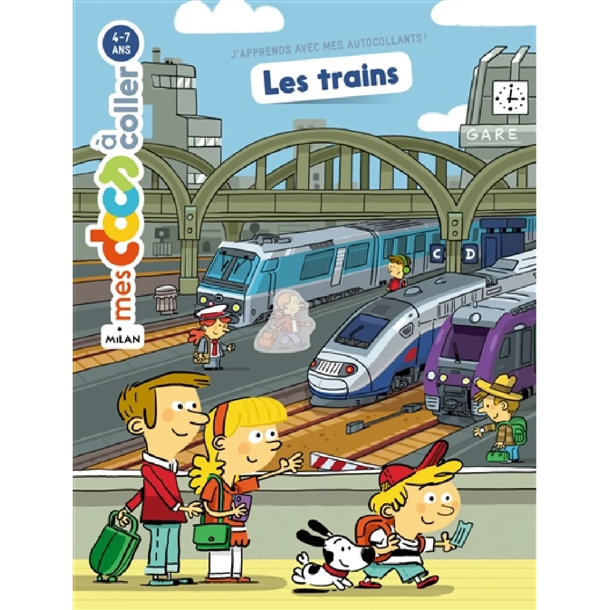 Les trains : autocollants