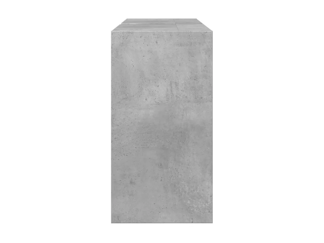 Armoire d'évier gris béton 90x29x55 cm bois d'ingénierie