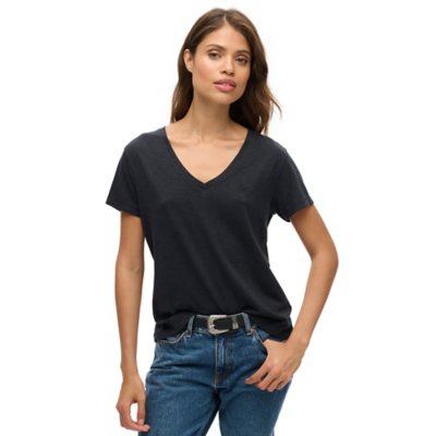 Tee-shirt à manches courtes femme Studios Slub SUPERDRY