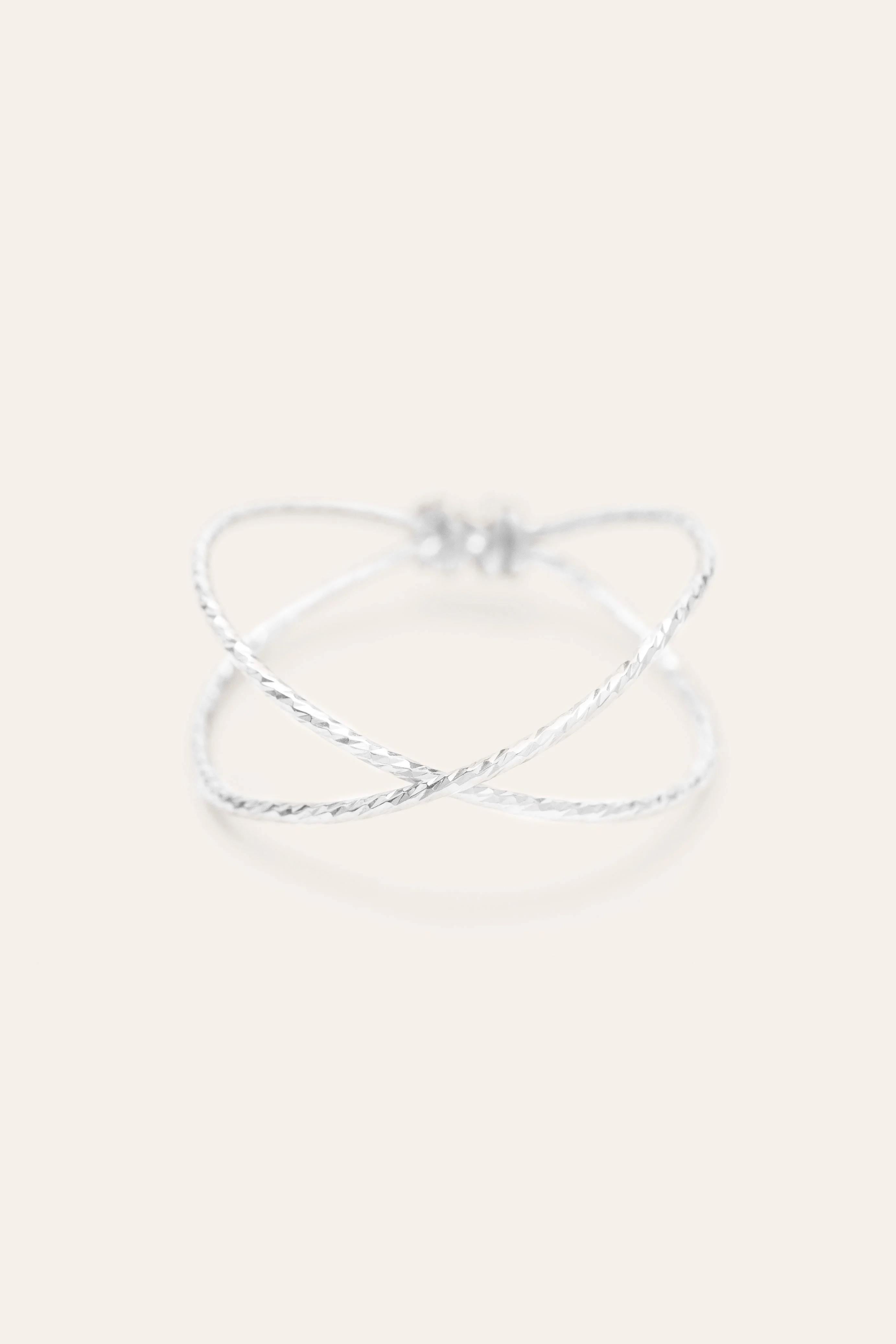 BAGUE ÉCLAT CROISÉE ARGENT - Bague éclat croisée argent | Argent