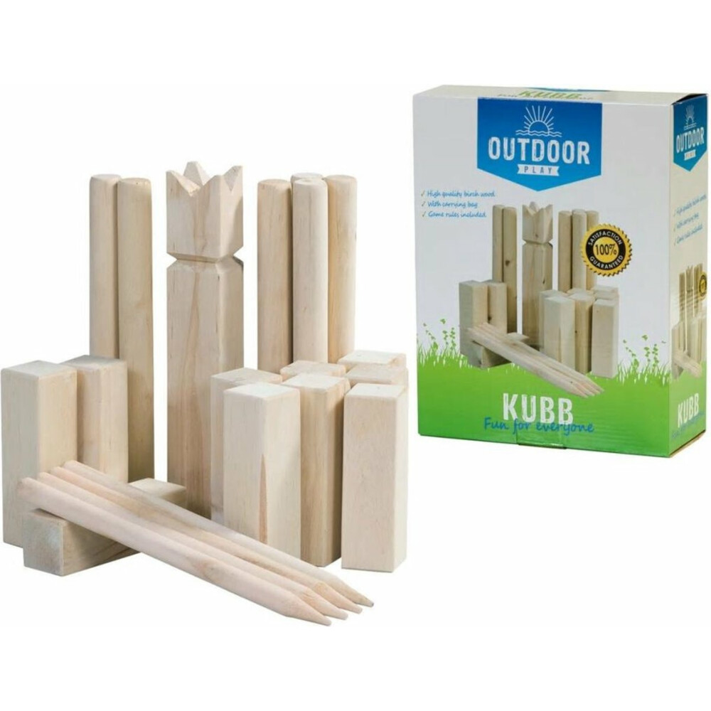 Outdoor Play Kubb Game Official