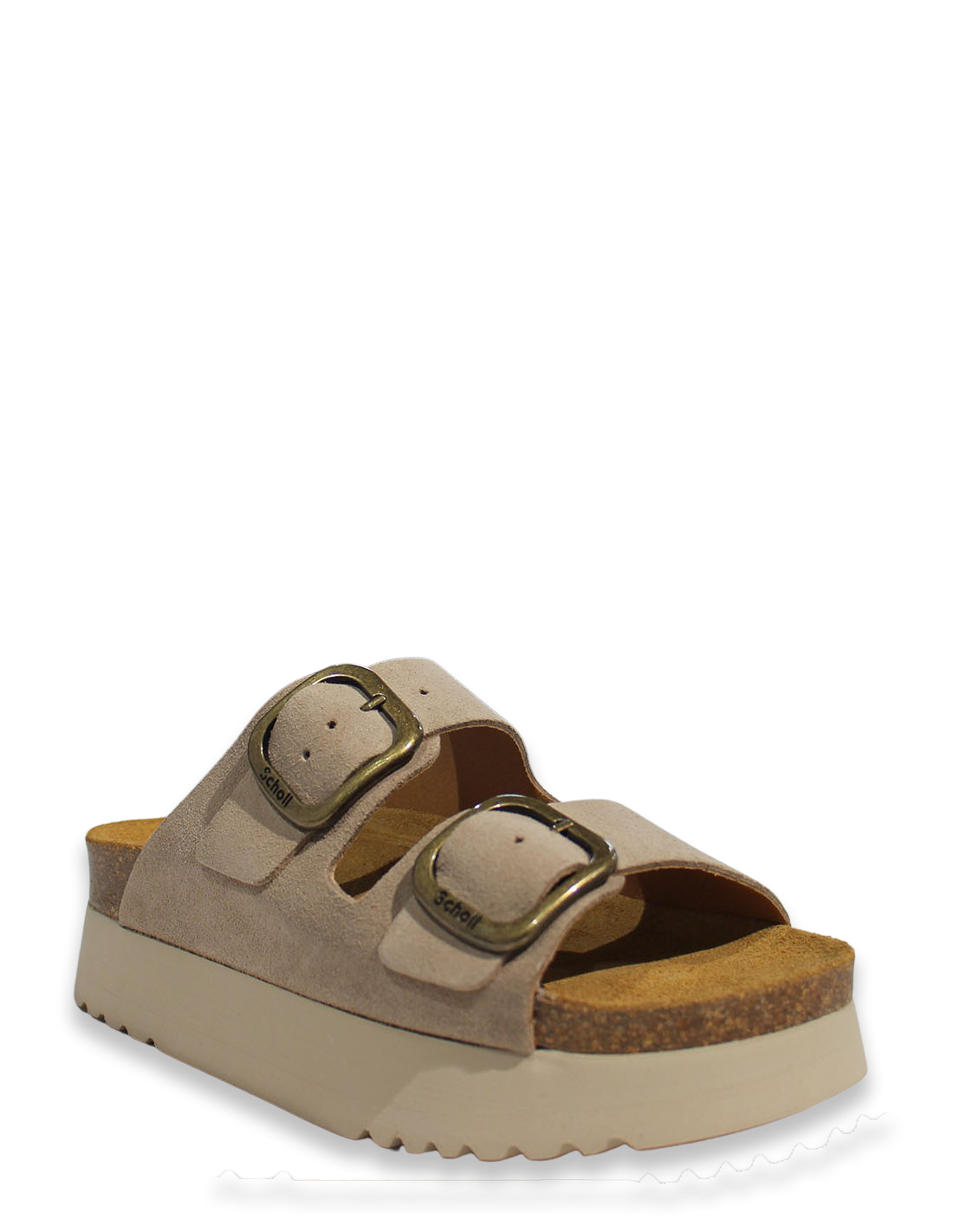 scholl Mules Compensées lucie beige