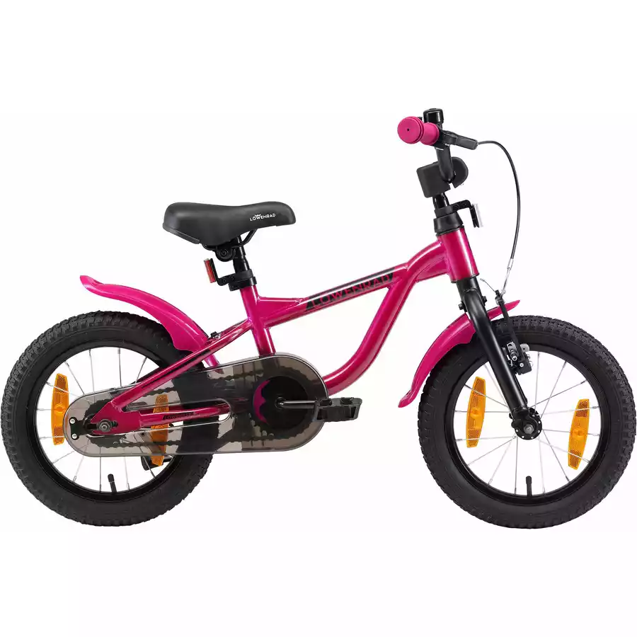 Löwenrad Kinderrad 14 Zoll LR Classic berry