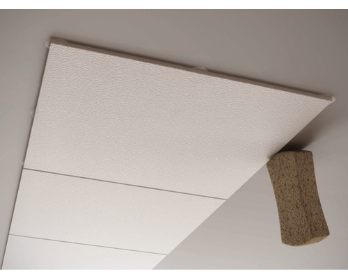 Plafondpaneel T101, fijne pleisterlook, 50 x 50 x 1 cm, 2 m² per verpakking