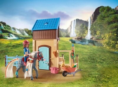 Playmobil 71353 Horses of Waterfall Byggesett Amelia & Whisper med Hesteboks