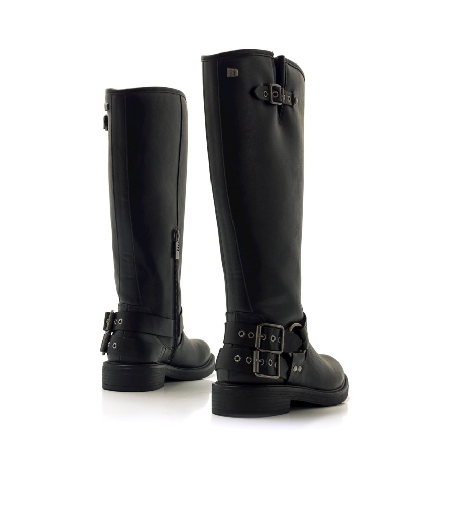 Botas Mustang marrom e preto