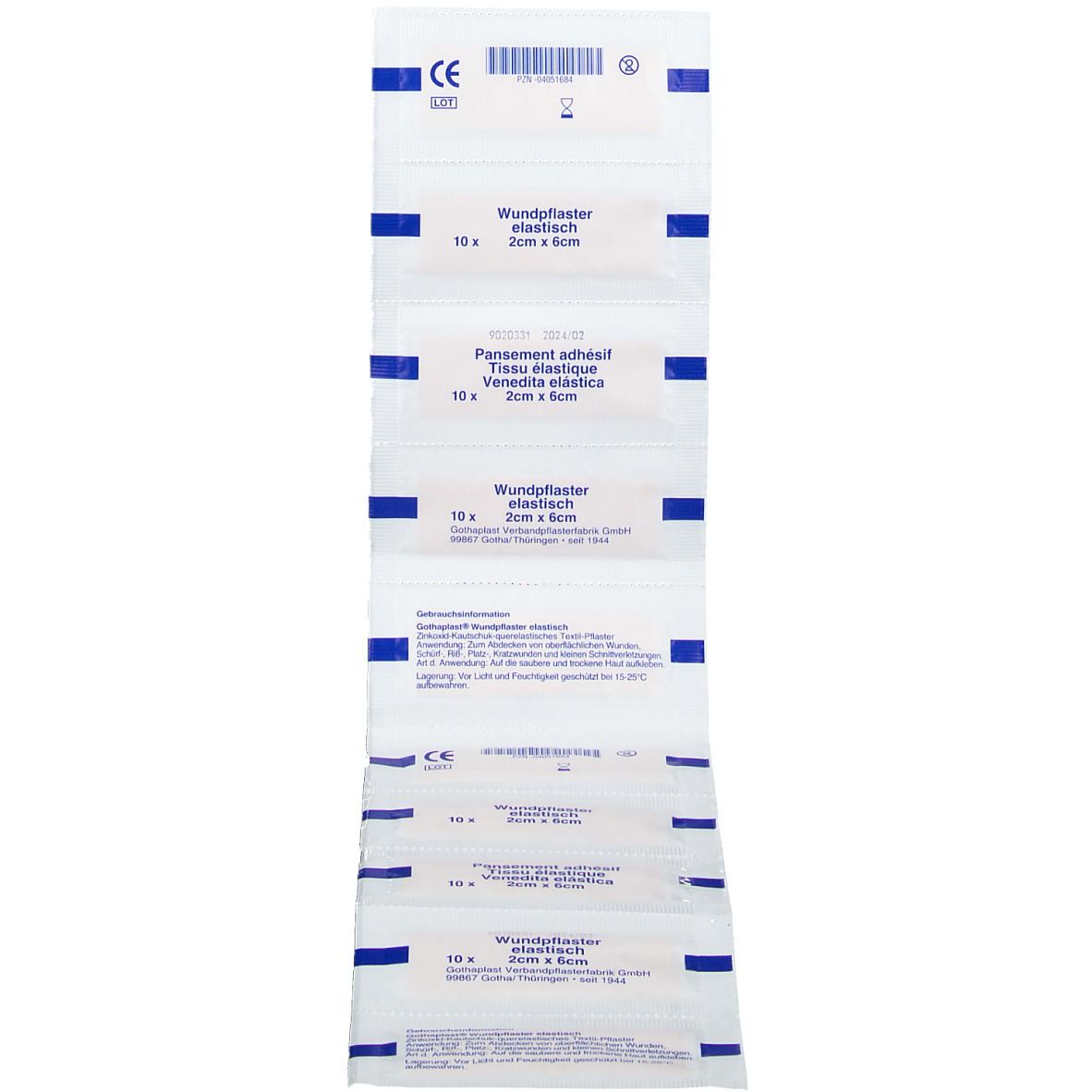 Gothaplast® Wundpflaster elastisch 2 cm x 6 cm