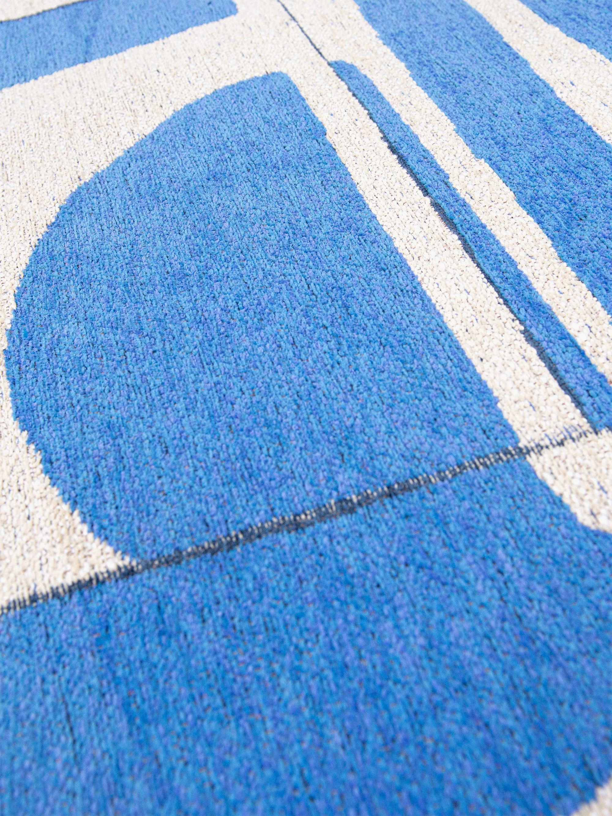 Wasbaar jacquard in- & outdoor vloerkleed Papercut
