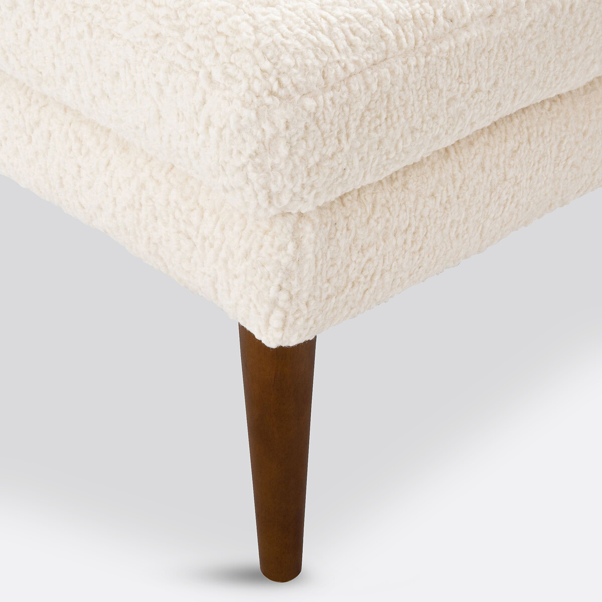 LA REDOUTE INTERIEURS<br>Puffe bouclé, Séméon