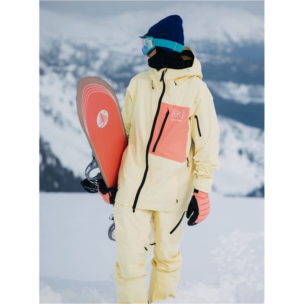 Veste snowboard BURTON M AK GORE CYCLIC JK BUTTERMILK/REEF PINK