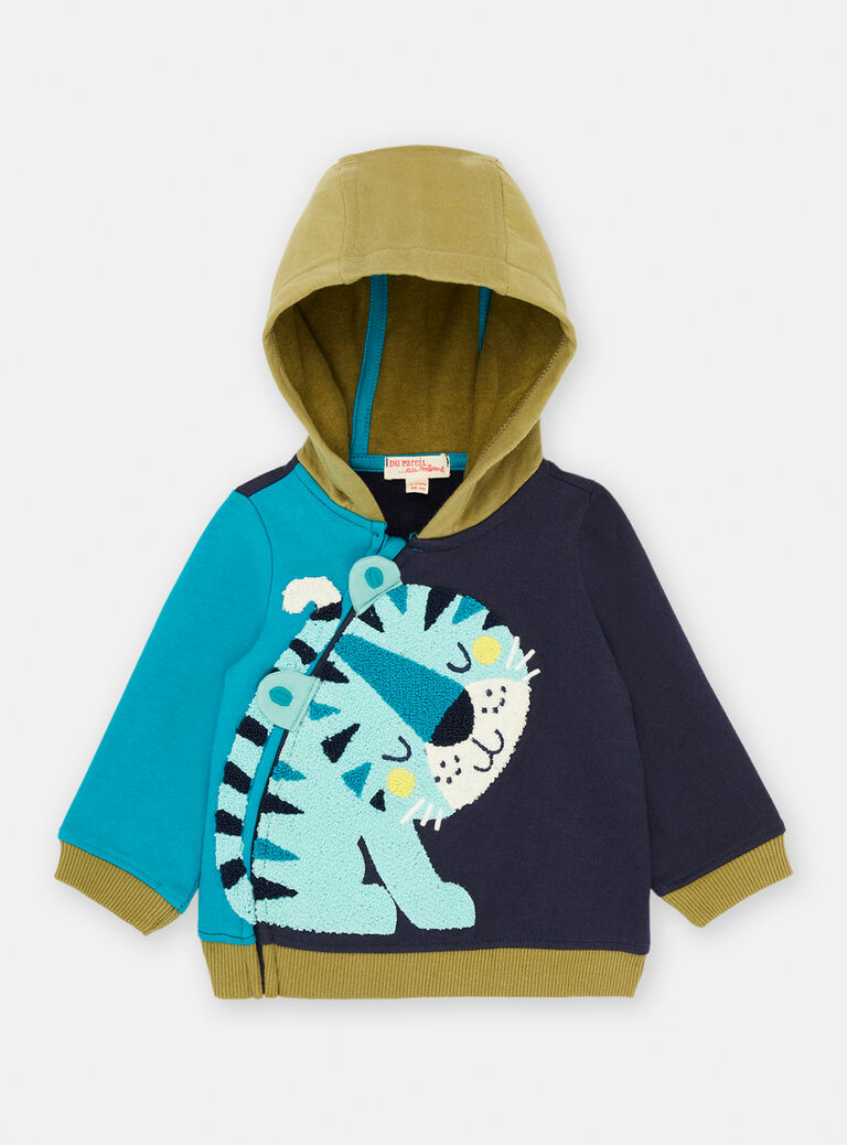 Gilet tricolore pour bébé garçon