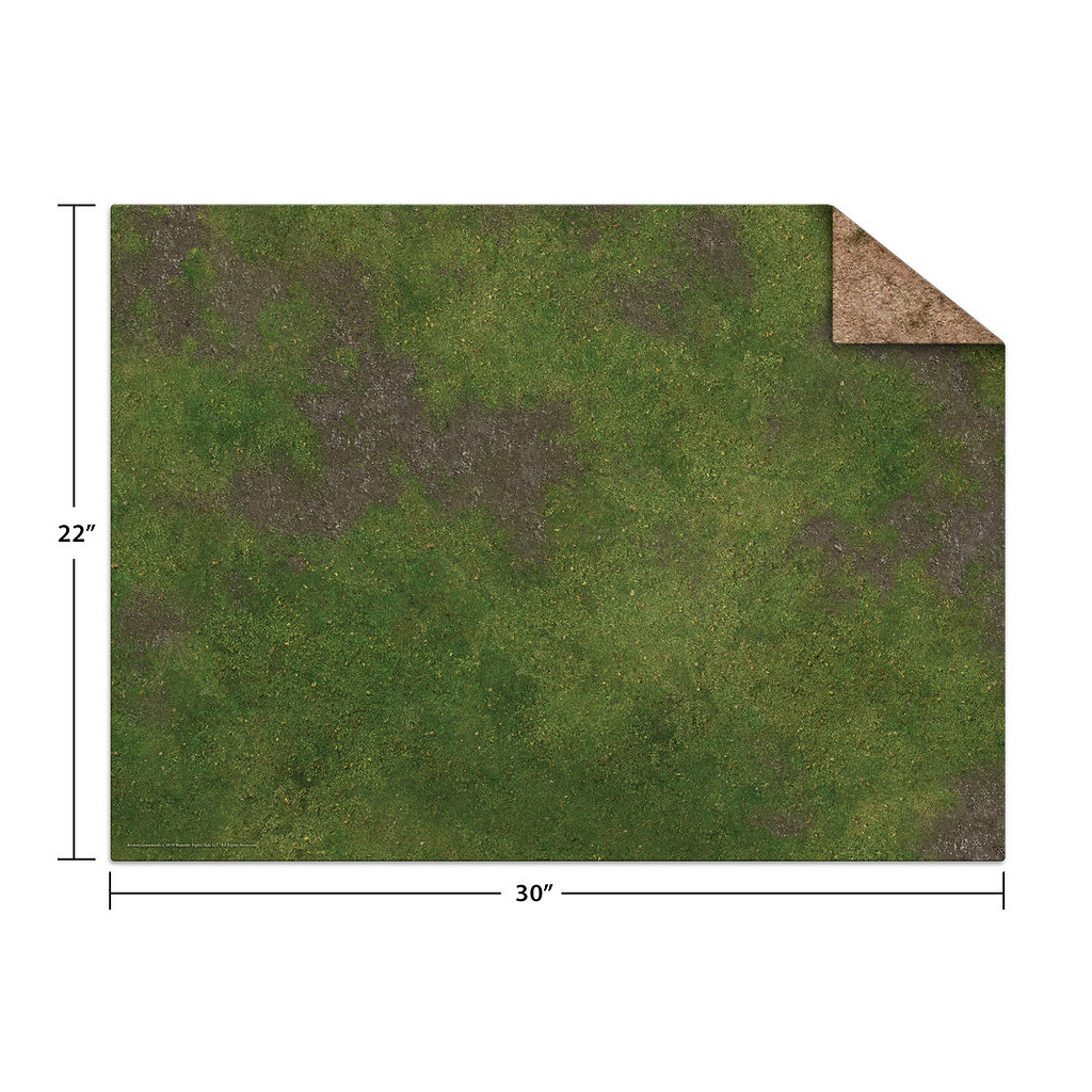 Tapis de jeu 75x55 cm - Broken Grassland / Desert Scrubland