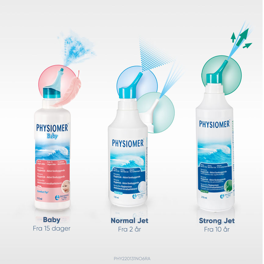 Physiomer Normal Jet Saltvannsskylling 135ml