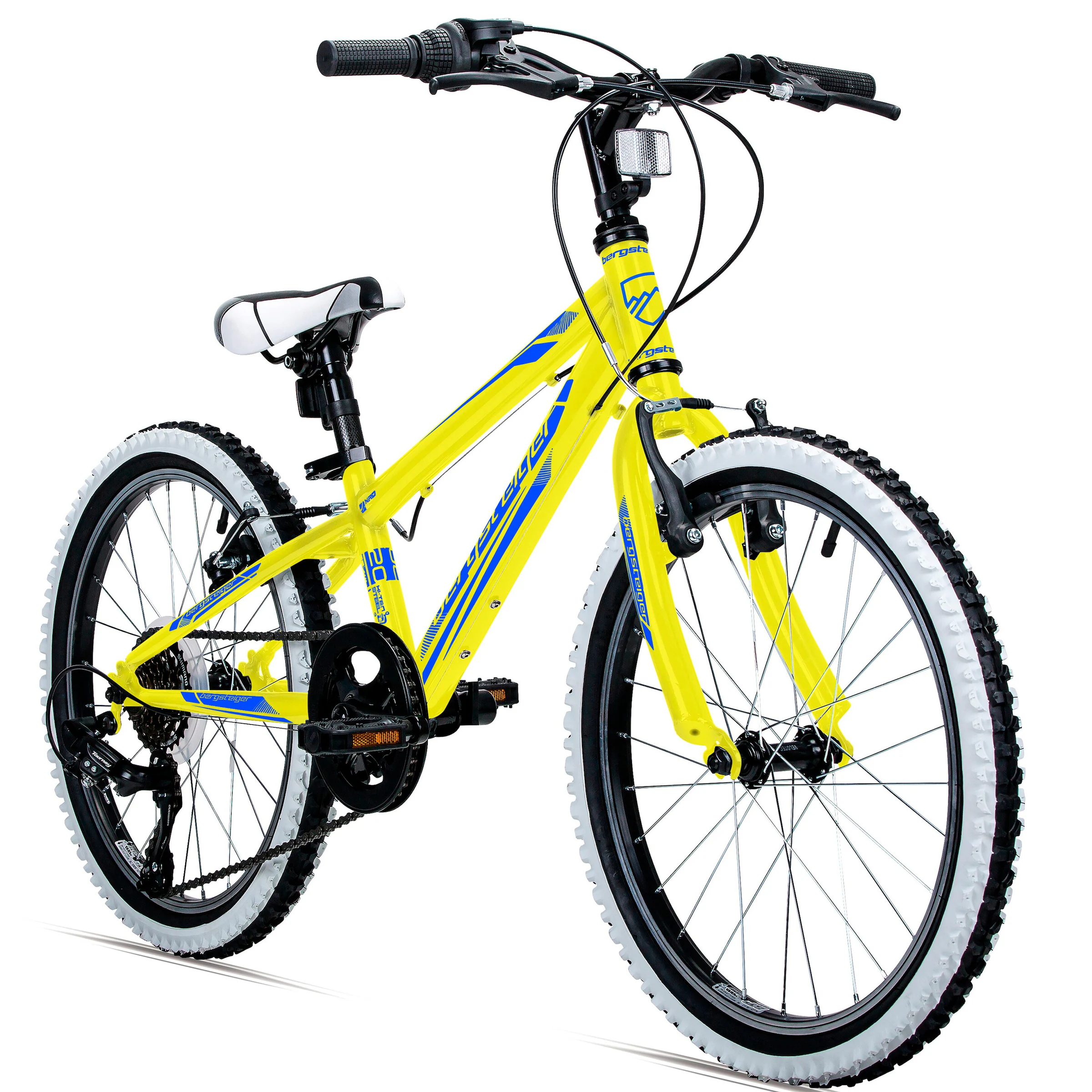 Bergsteiger Mountainbike Kansas 20 Zoll | neongelb