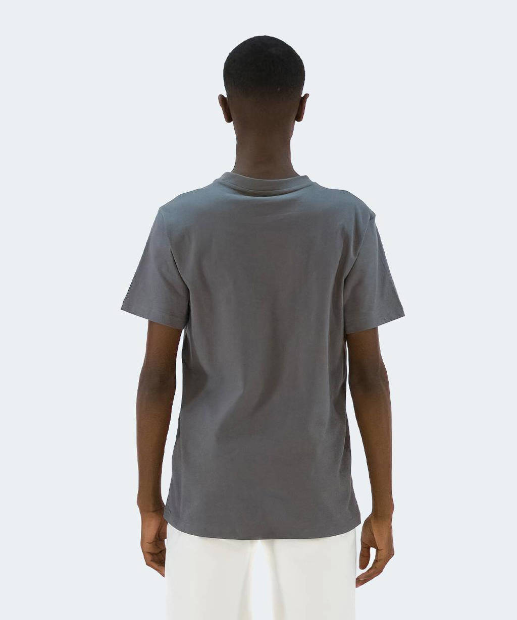 Bellaire T-shirt met logo grijsgroen