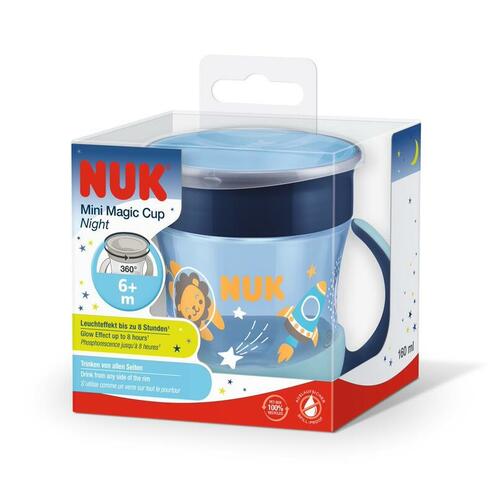 Mini Magic Cup - 360 Poignées - Nuit Bleu 6m + - NUK