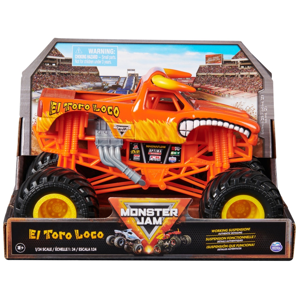 Monster Jam 1:24 El Toro Loco Monstertruck aus Druckguss