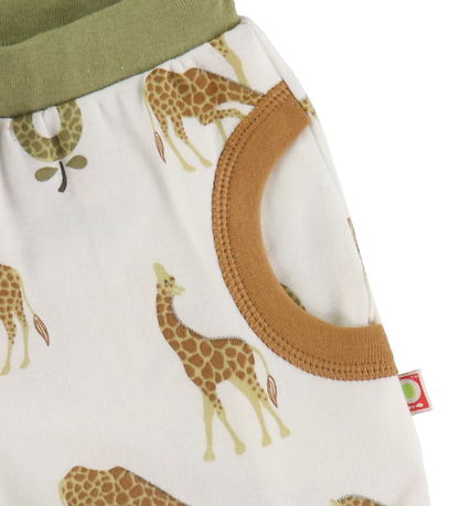 Katvig Shorts - Weiß m. Giraffe