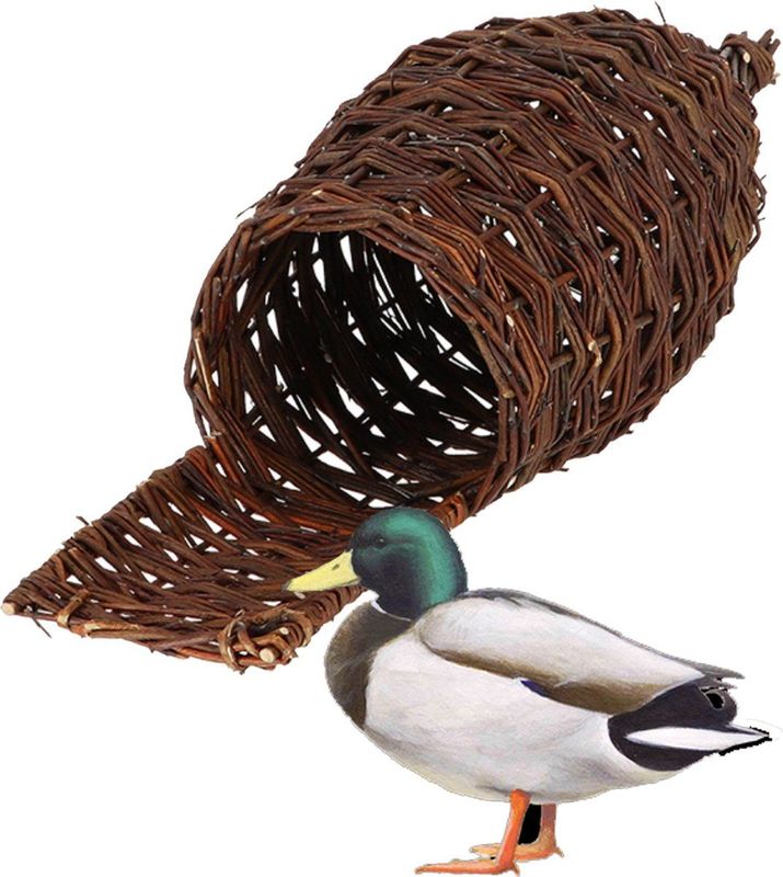 Esschert Design - Eendenmand - Bruin - Wilgentakken - Best for Birds