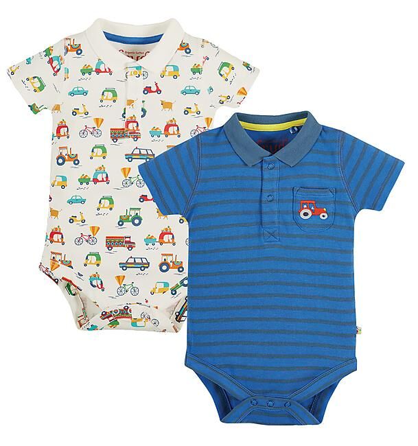 FRUGI - PACK 2 BODY BEBE POLO COLLAR BODY 2 PACK