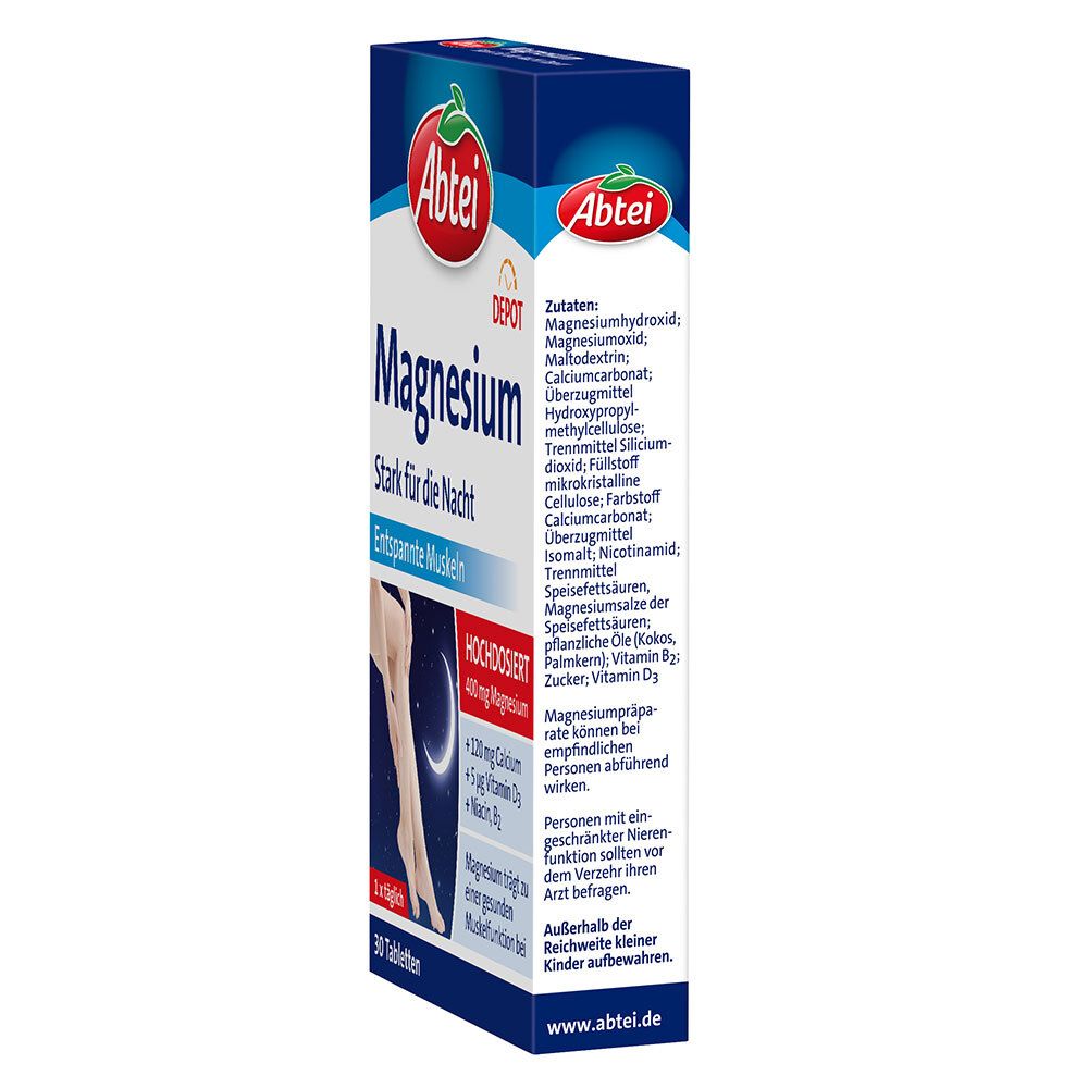 Abtei Magnesium 400 Stark für die Nacht