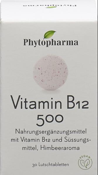 PHYTOPHARMA Vitamin B12 Lutschtabl 500 mcg Ds 30 Stk