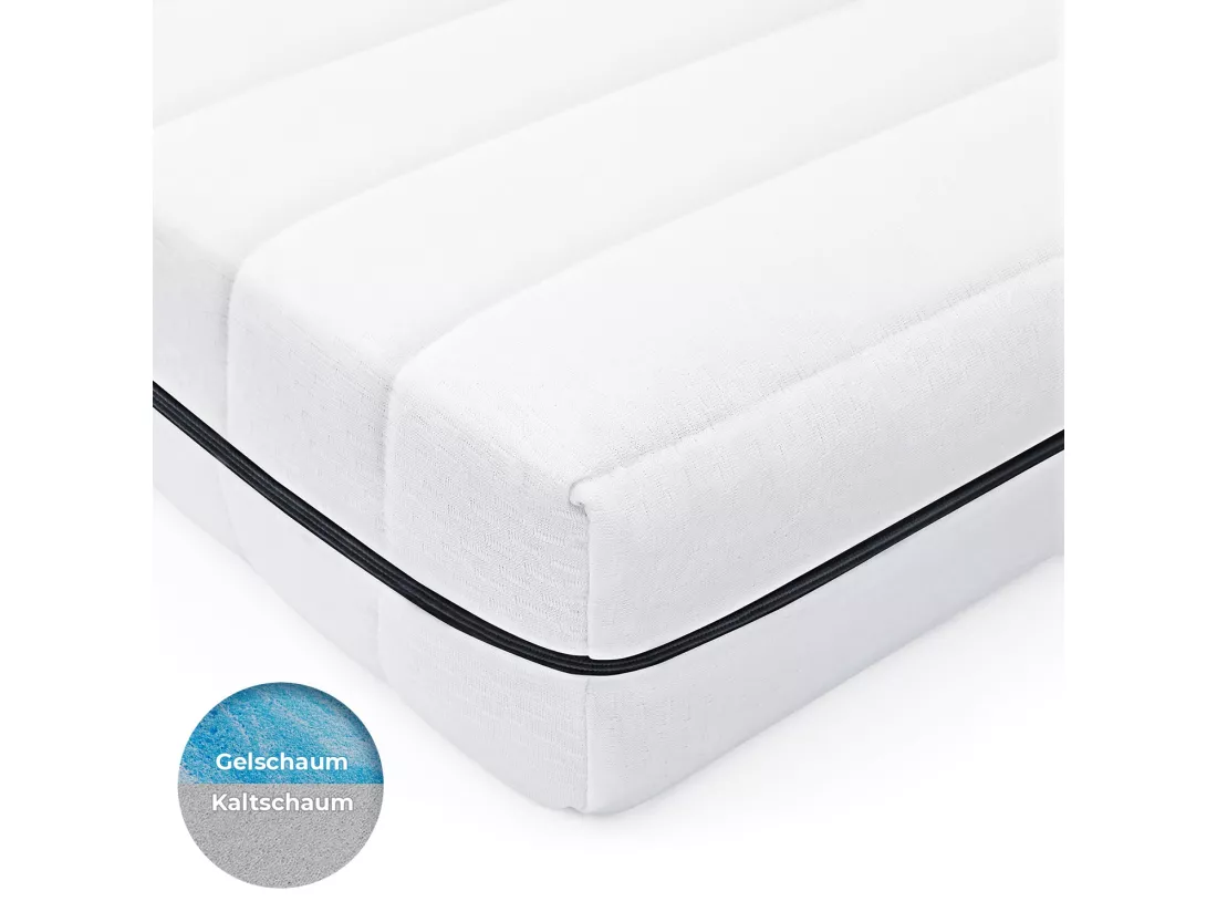 Matelas Mousse Froide & Gel – 160x200 Confort Premium, Fermeté Ajustable