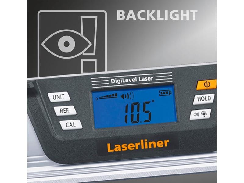 Laserliner Wasserwaage DigiLevel-Laser G40 Digitale Elektronik-Wasserwaage mit grüner Lasertechnologie