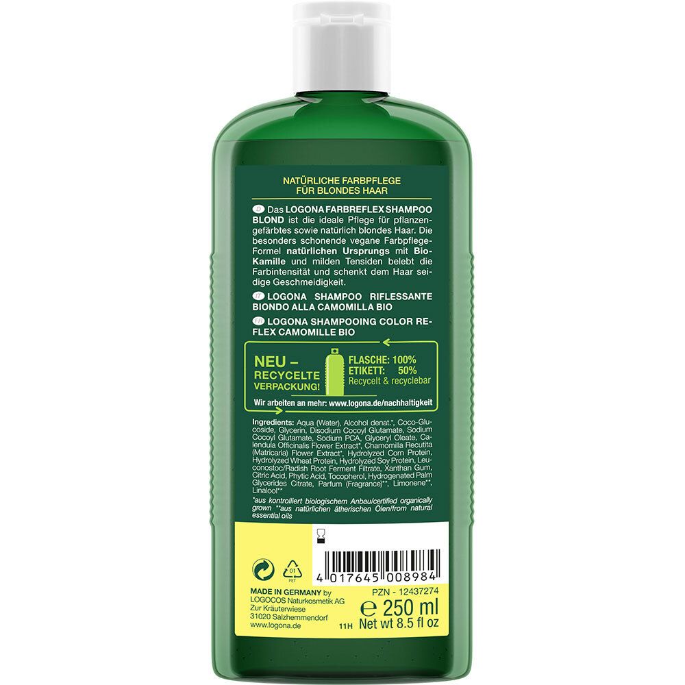 LOGONA FARBREFLEX SHAMPOO BLOND BIO-KAMILLE