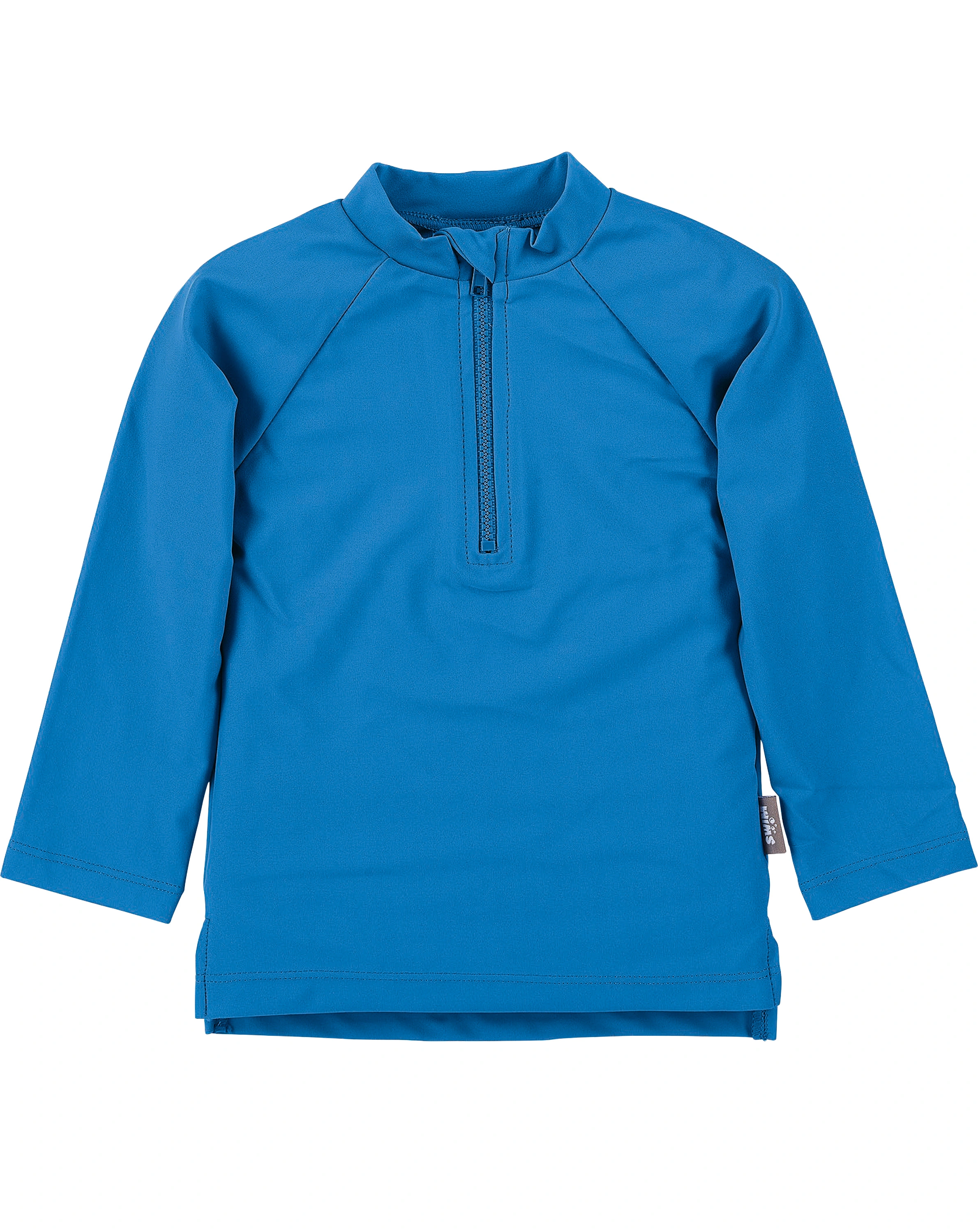 Langarm-Badeshirt UNI in blau