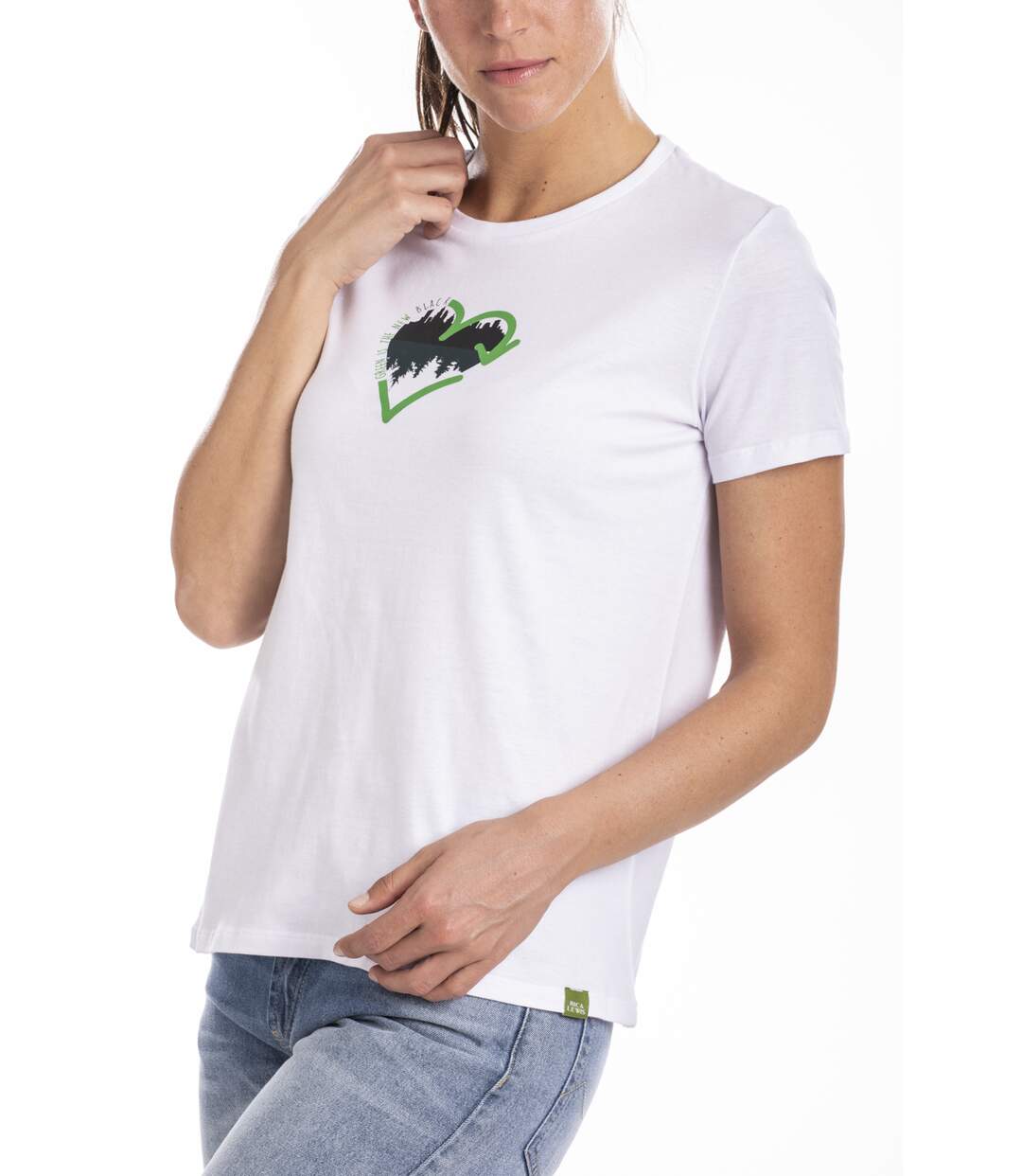 T-shirt coton bio FANY BLANC