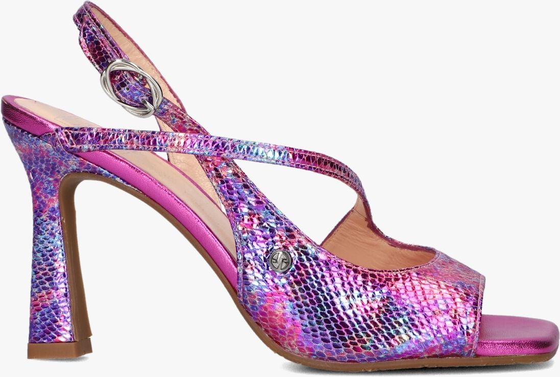 roze floris van bommel sandalen met hak sfw-90065 tami
