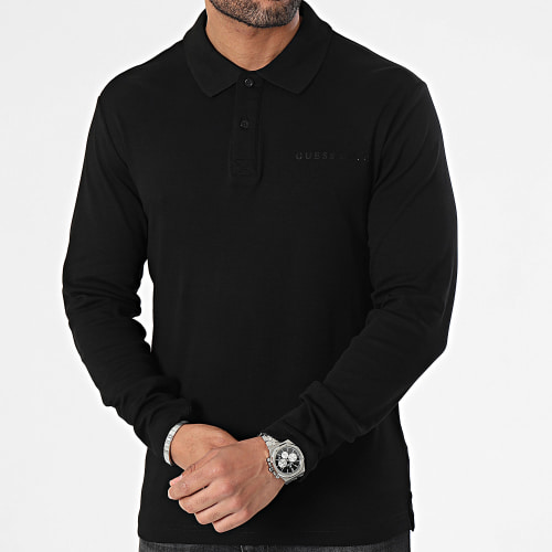Polo Manches Longues M4RP36-KBL51 Noir