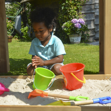 Speeltoestel Jungle Gym Totem grenen geïmpregneerd met glijbaan groen en 2-schommel module