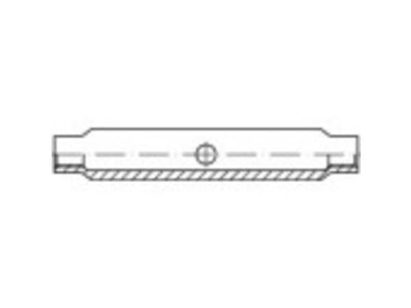 TOOLCRAFT 136564 Spændelåsstrammer M30 Stål Galvaniseret DIN 1478 1 stk