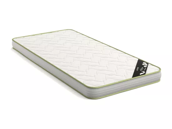 Pack lit gigogne avec 2 matelas 90x200 cm bois massif bois THAÏS