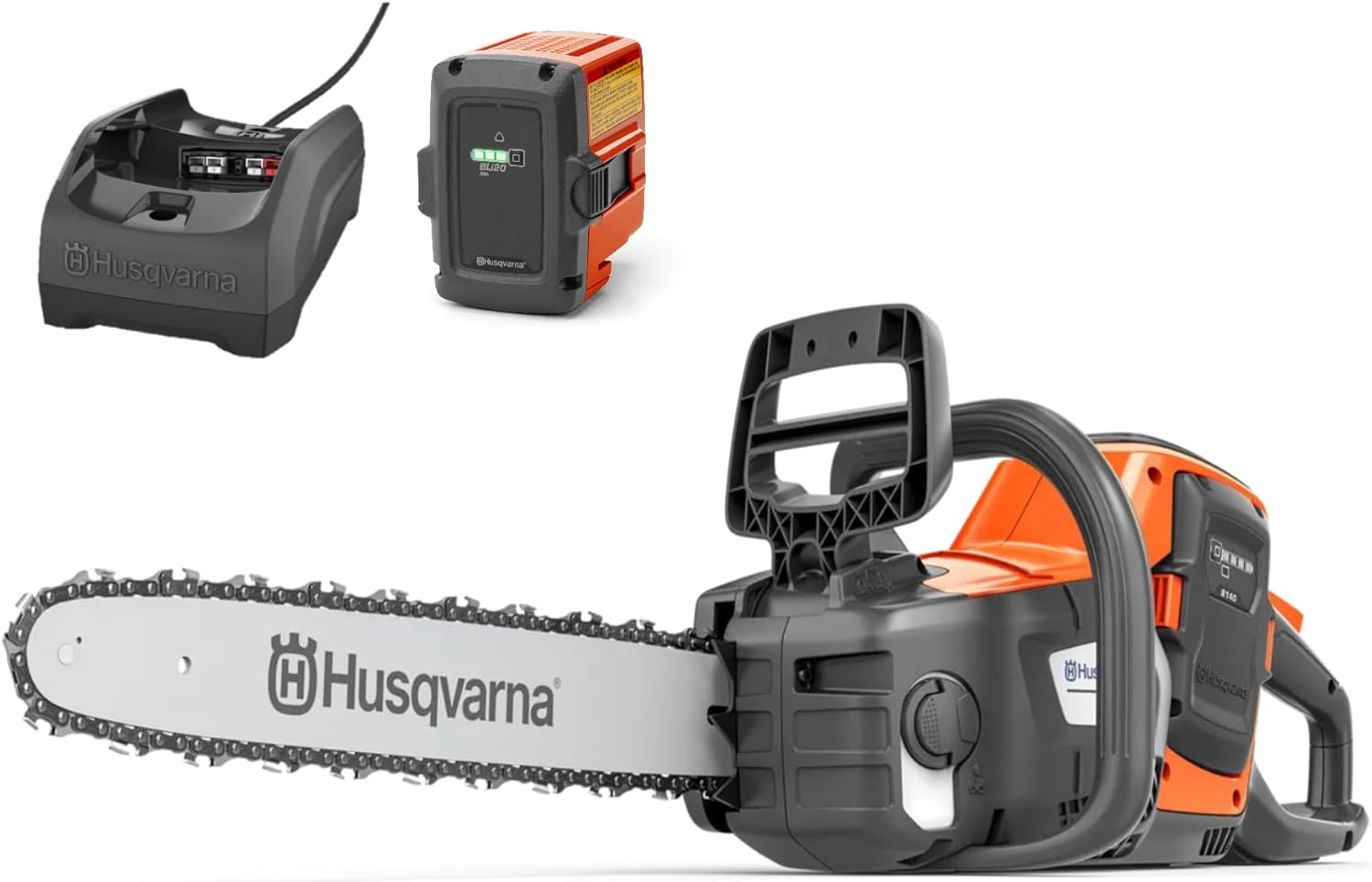 Husqvarna Akku-Motorsäge 240i SET - inkl. 1x Akku BLi20 & 1x Ladegerät 40-C80