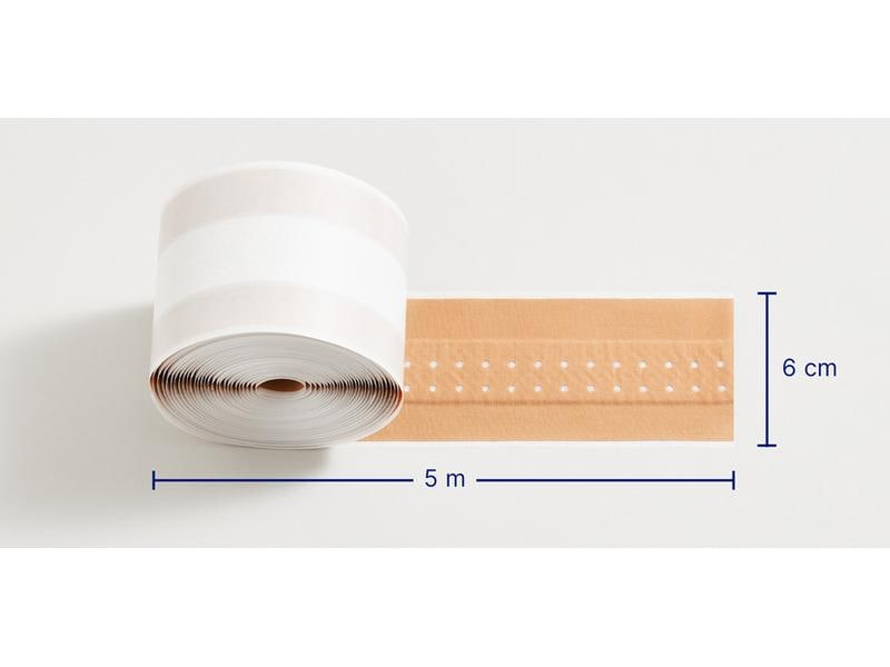 Hansaplast Wundpflaster Classic 5 m x 6 cm 1 Stück Atmungsaktives Pflaster zum Zuschneiden
