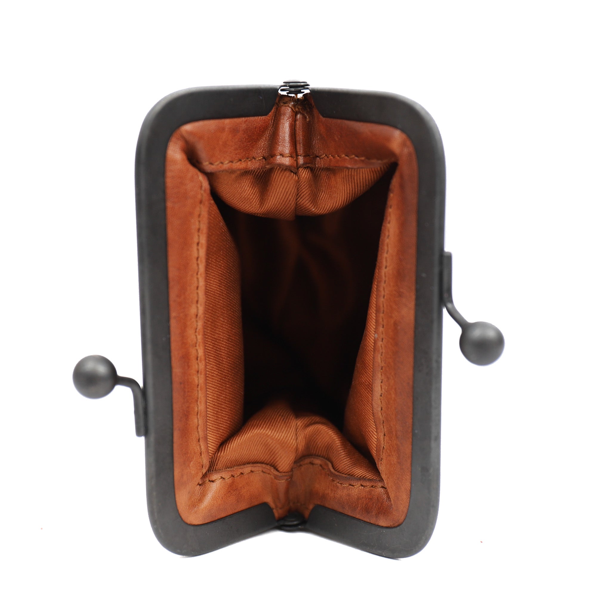 Beugelportemonnee 'Lorraine' cognac Cognac