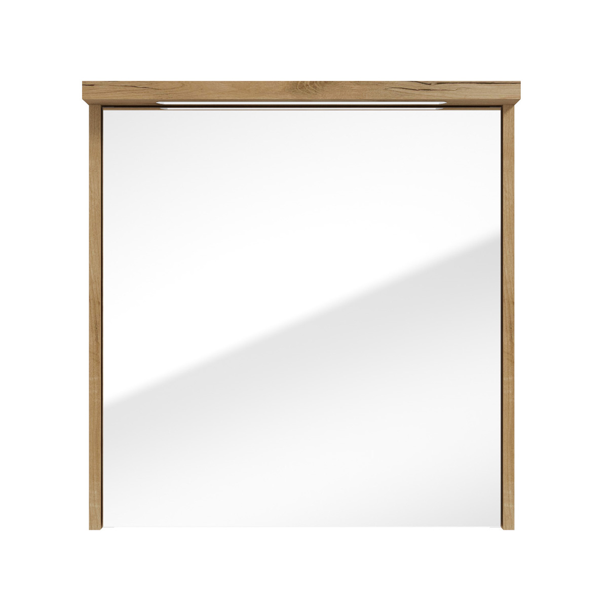 Fontana Grado spiegelkast met verlichting 60cm 1 deur warm eiken