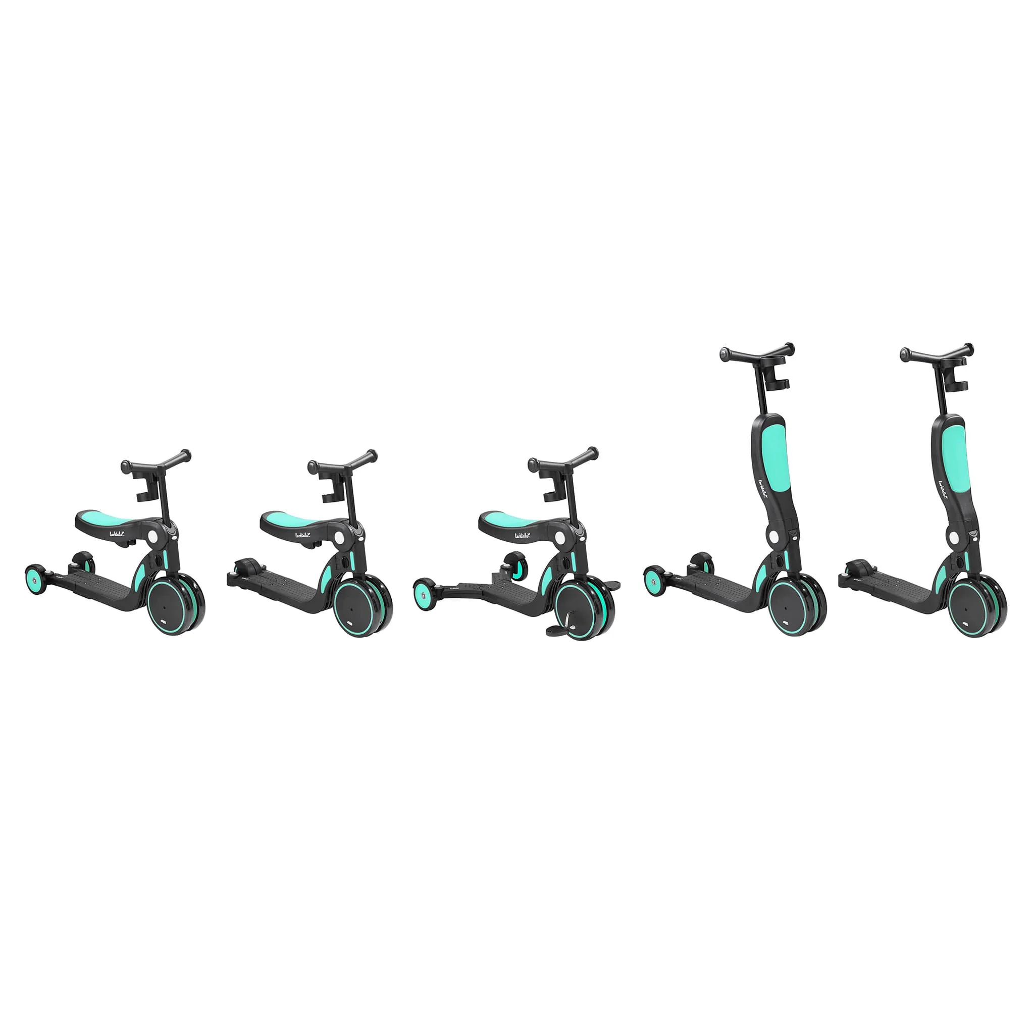 Larktale Trottinette 5 en 1 Scoobi™ - Vert